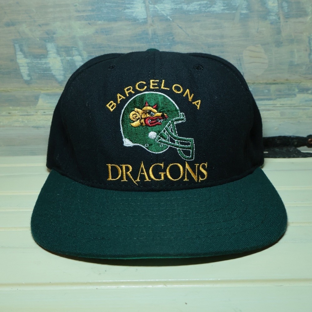 American Needle Hat Vintage Barcelona Dragons Snapback World League Football NFL